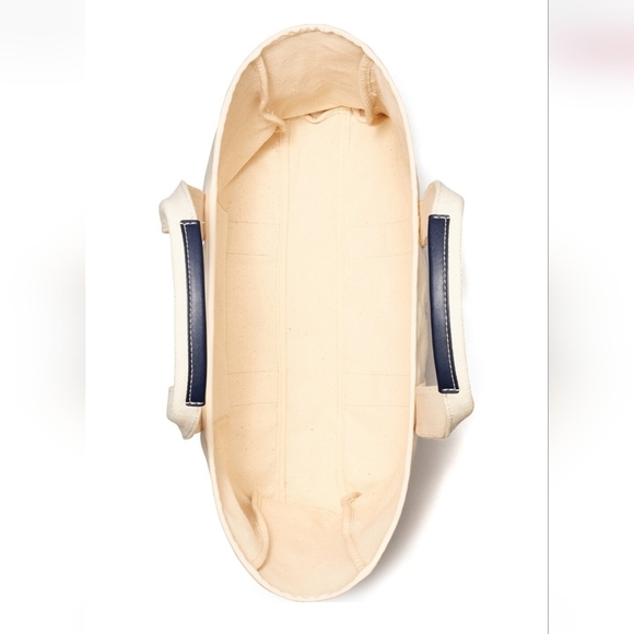 Tory Burch Beige Canvas Tote - Picture 3 of 4